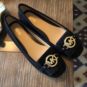 Michael Kors Suede Fulton Kiltie Moccasins